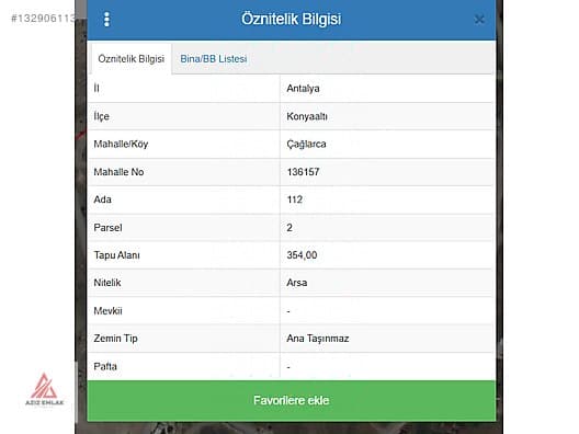 HAYALİNİZDEKİ VİLLAYI İNŞA EDEBİLECEĞİNİZ 354 M² SATILIK ARSA — 2
